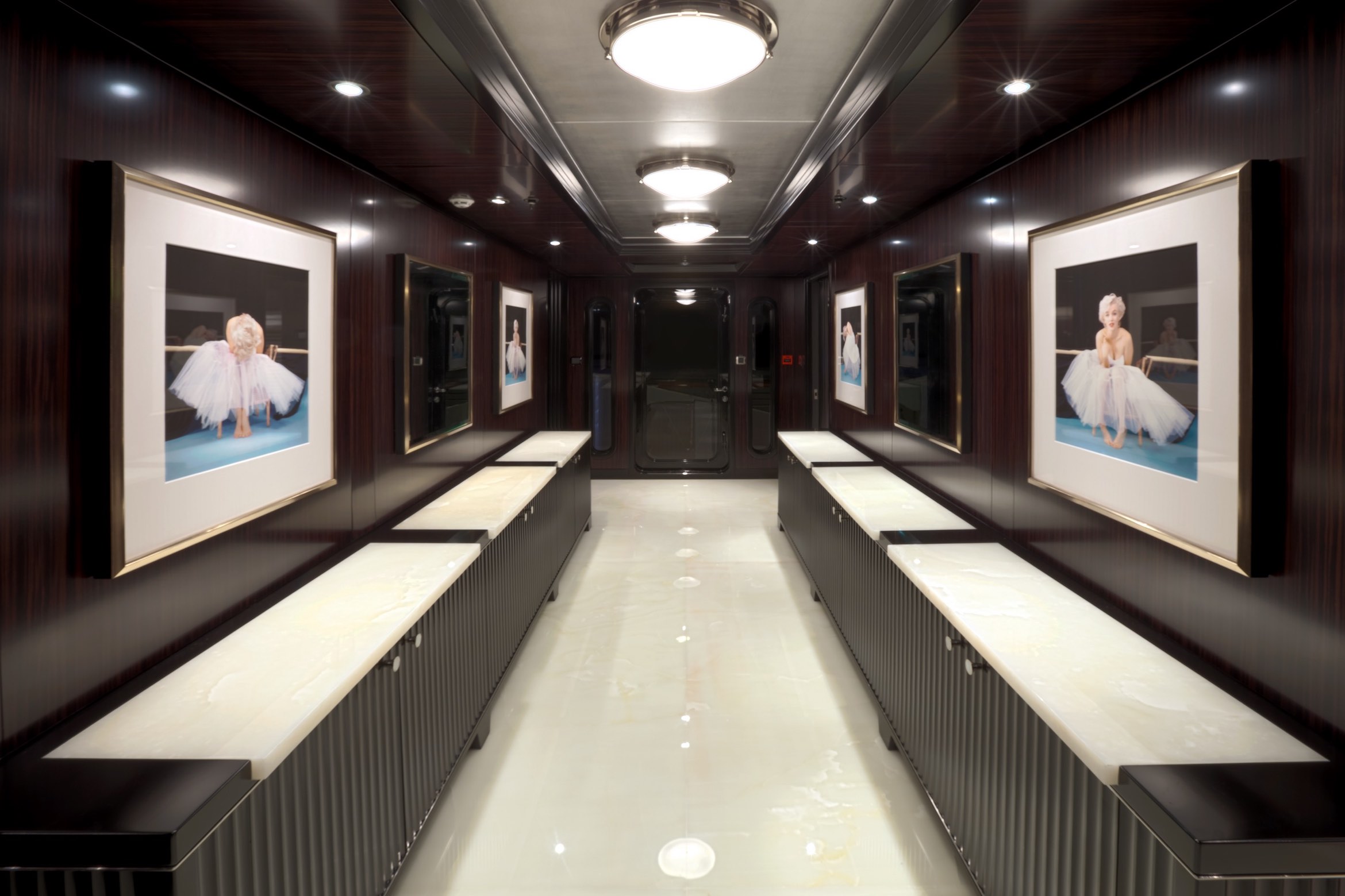 Carpe Diem Luxury Yacht hallway