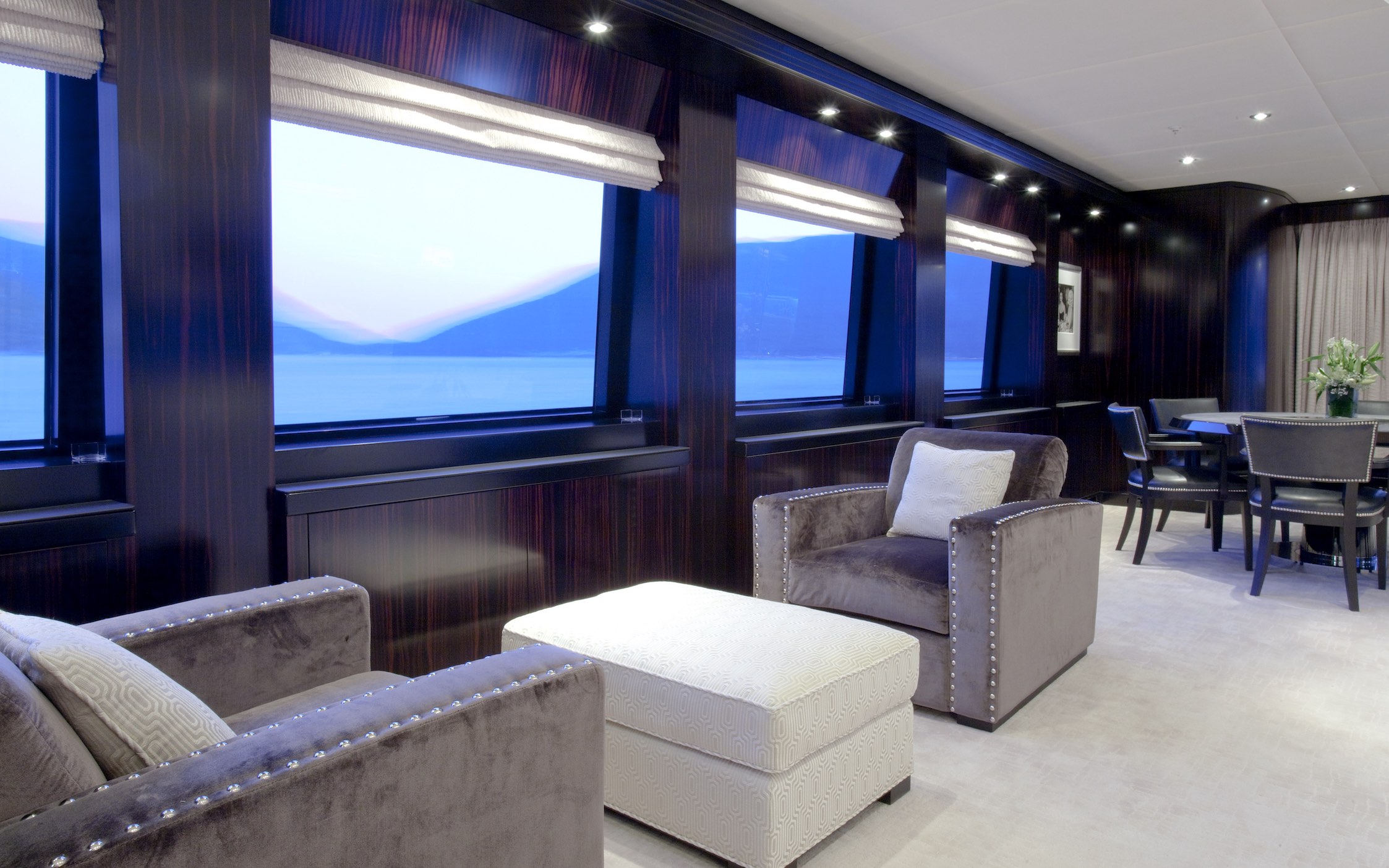 Carpe Diem Luxury Yacht lounge chairs