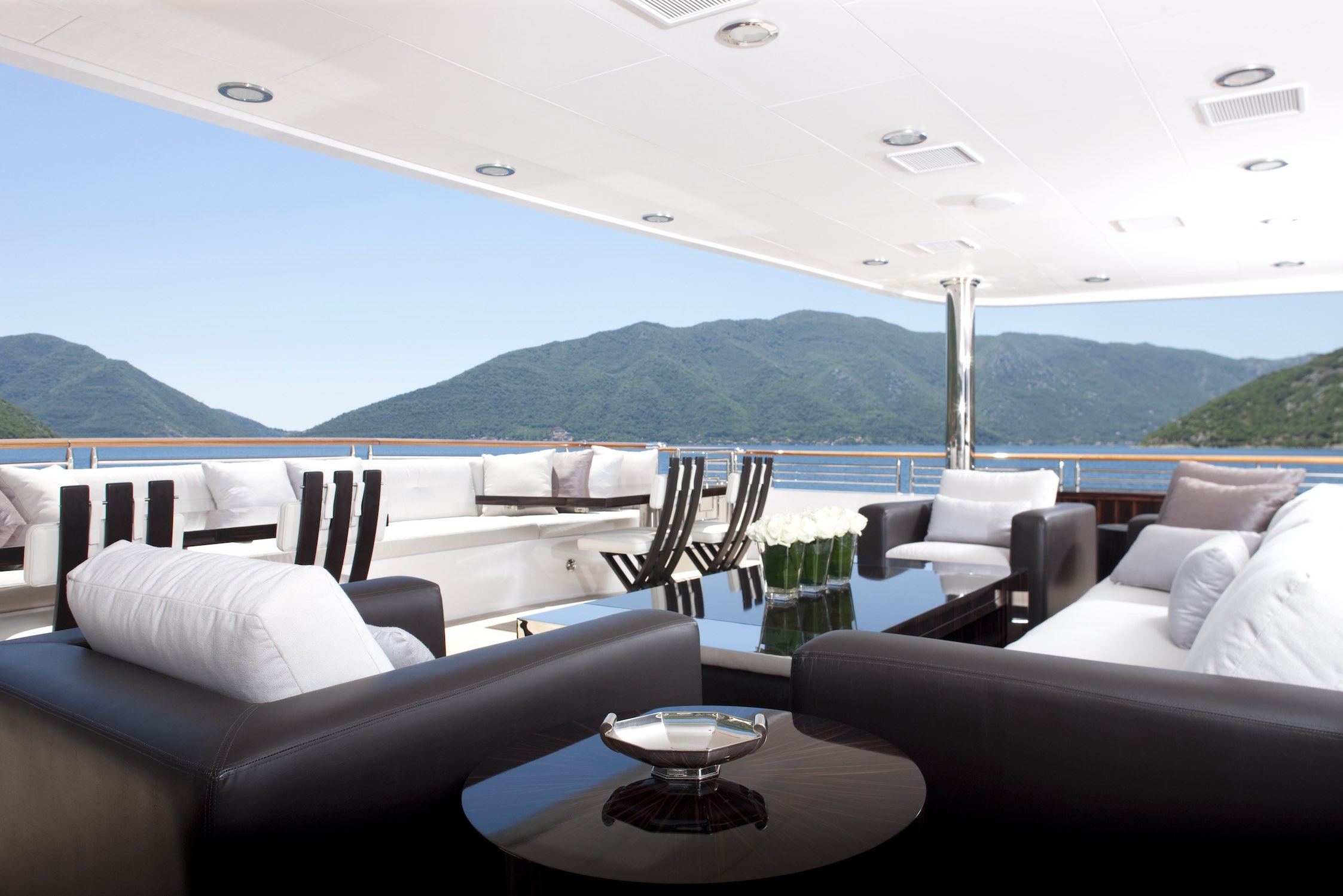 Carpe Diem Luxury Yacht exterior lounge