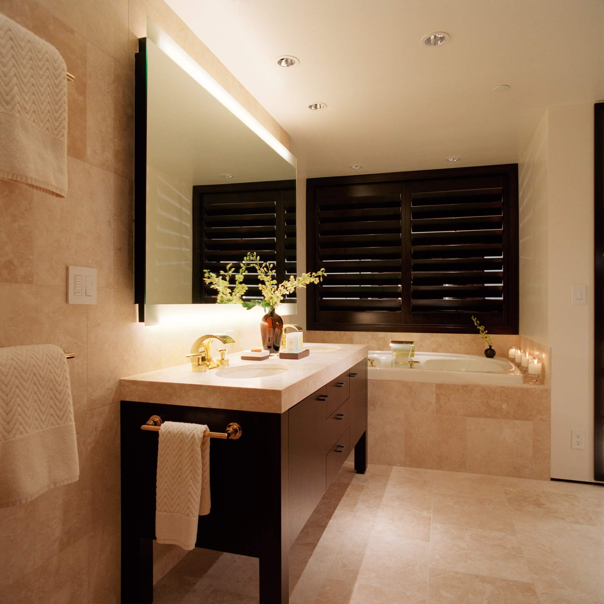 Private Guest Suite Interior master bath