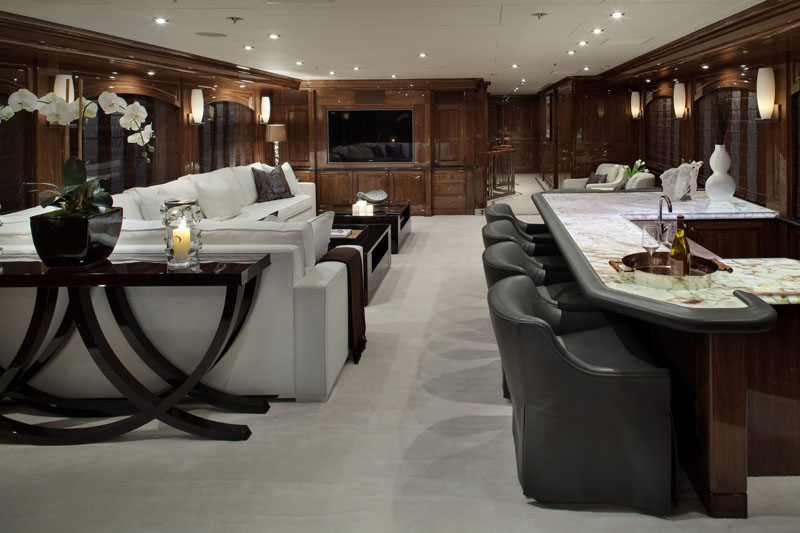 Remember When luxury yacht skylounge
